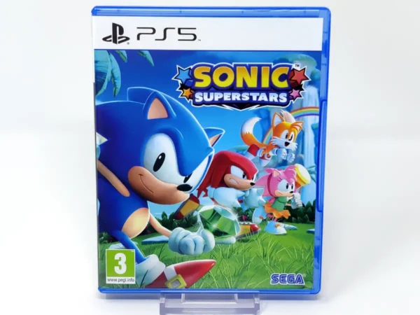 Portada de Sonic Superstars (ESP) para PlayStation 5, edición PAL España, de segunda mano