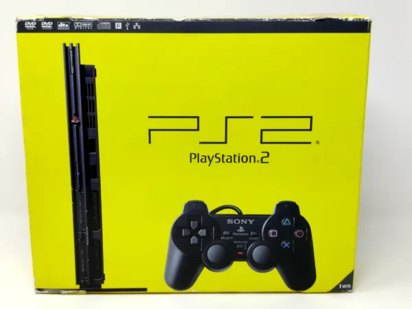 Sony Playstation 2 Slim (Consola) (SCPH-77004) (Completa) para PlayStation 2, edición PAL España, de segunda mano