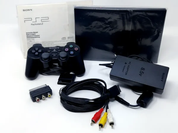 Sony Playstation 2 Slim (Consola) (SCPH-77004) (Completa) para PlayStation 2, edición PAL España, de segunda mano