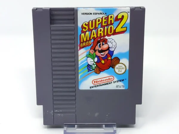 Super Mario Bros. 2 (ESP) (Cartucho) para NES, edición PAL España, de segunda mano