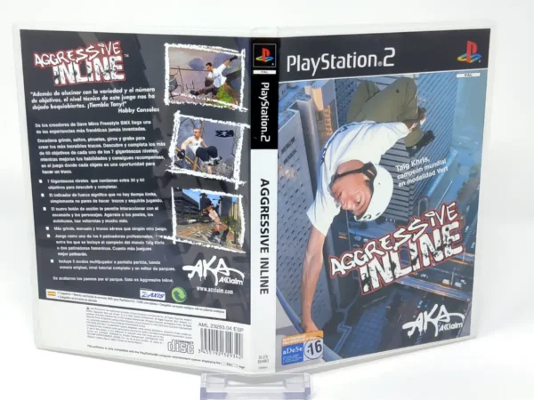 Aggressive Inline (ESP) (Carátula) para PlayStation 2, edición PAL España, de segunda mano