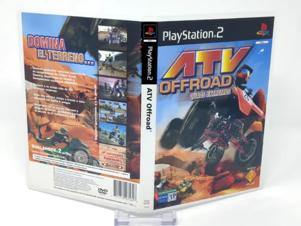 ATV Offroad: Quads Extremos (ESP) (Carátula) para PlayStation 2, edición PAL España, de segunda mano
