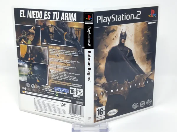 Batman Begins (ESP) (Carátula) para PlayStation 2, edición PAL España, de segunda mano