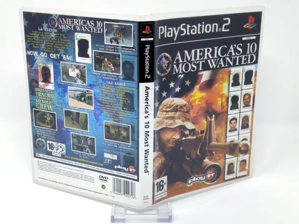 America's 10 Most Wanted (ESP) (Carátula) para PlayStation 2, edición PAL España, de segunda mano