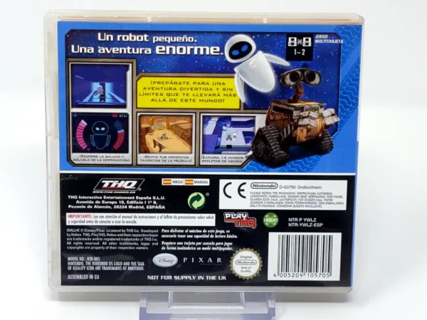 Parte trasera de Disney/Pixar WALL-E: Batallón de Limpieza (ESP) para Nintendo DS, edición PAL España