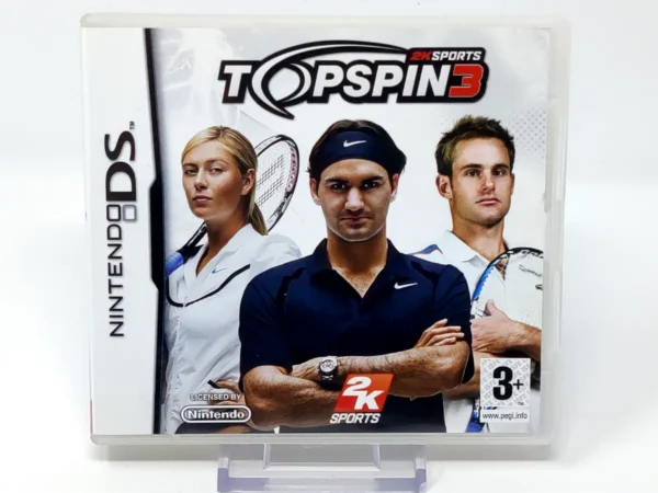 Portada de Top Spin 3 (ESP) (Rebajado) para Nintendo 3DS, edición PAL España, de segunda mano