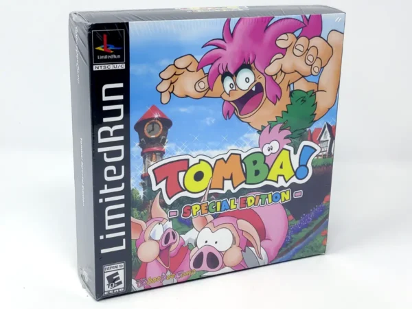 Parte trasera de Tomba!: Special Edition (Classic Edition) (USA) (Limited Run) (Precintado) para PlayStation 5, edición NTSC USA