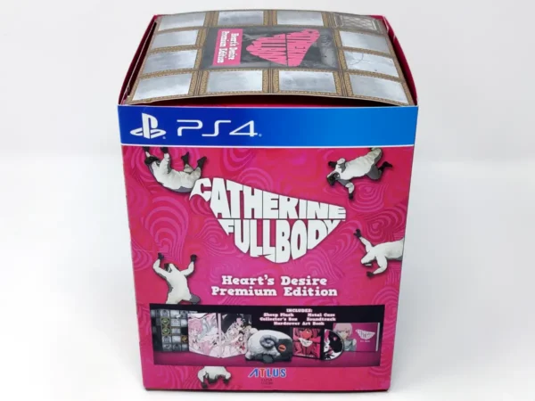 Interior del juego Catherine: Full Body (Heart's Desire Premium Edition) (EUR) (Precintado) para PlayStation 4 con disco y manual
