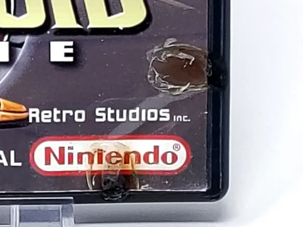 Parte trasera de Metroid Prime (ESP) (Rebajado) para GameCube, edición PAL España