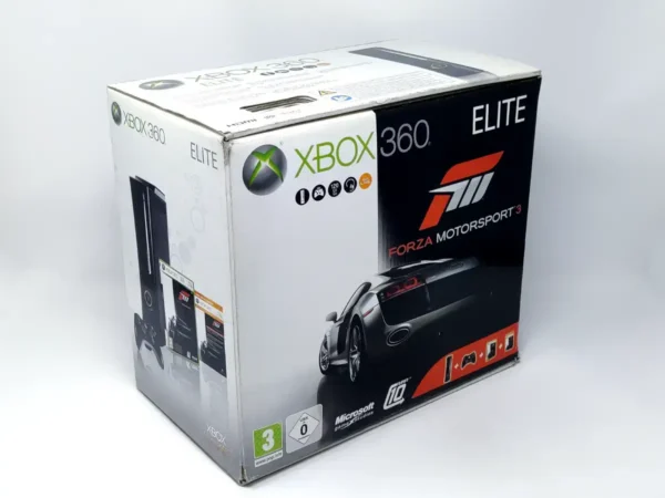 Xbox 360 Elite 120GB (Edición Forza Mortorsport 3) (Consola) Completa para XBOX 360, edición PAL EUR, de segunda mano