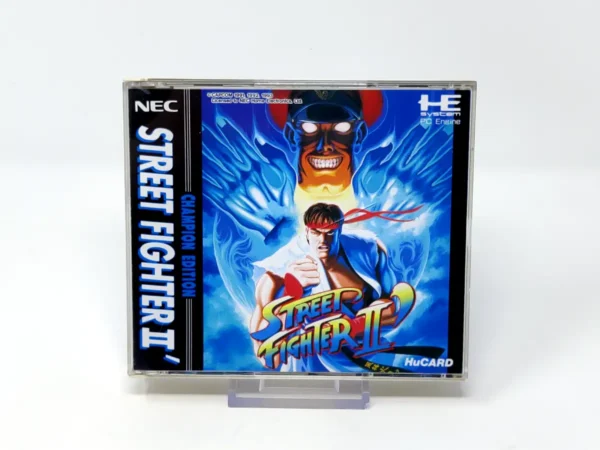 Portada de Street Fighter II': Champion Edition (JAP) para TurboGrafx-16, edición NTSC Japón, de segunda mano