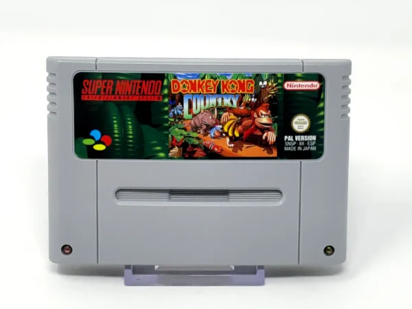 Donkey Kong Country (ESP) (Cartucho) para SNES, edición PAL España, de segunda mano