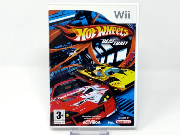 Portada de Hot Wheels: Beat That! (ESP) para Nintendo Wii, edición PAL España, de segunda mano