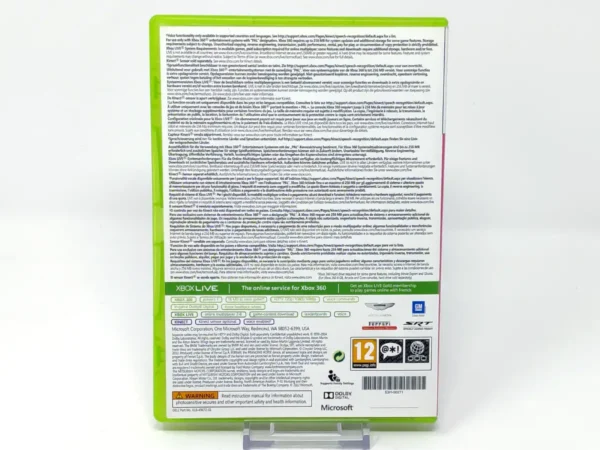 Parte trasera de Forza Horizon (EUR) (Bundle) para XBOX 360, edición PAL EUR
