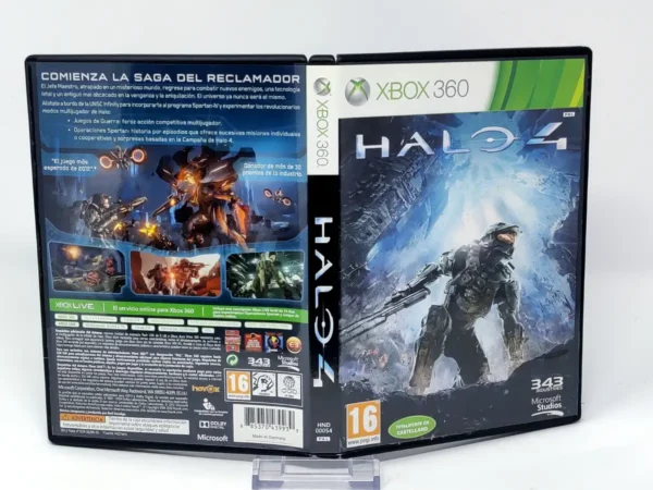 Halo 4 (ESP) (Carátula) para XBOX 360, edición PAL España, de segunda mano
