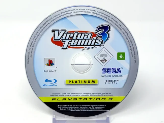 Virtua Tennis 3 (ESP) (Platinum) (Disco)