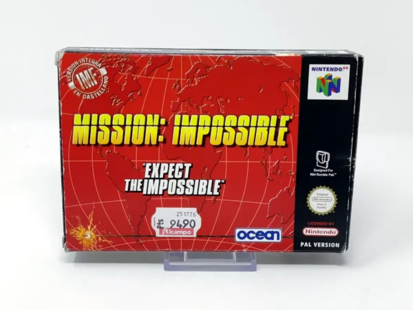 Portada de Mission: Impossible (ESP) para Nintendo 64, edición PAL España, de segunda mano