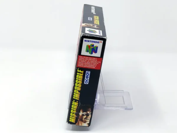 Lateral de la caja de Mission: Impossible (ESP) para Nintendo 64