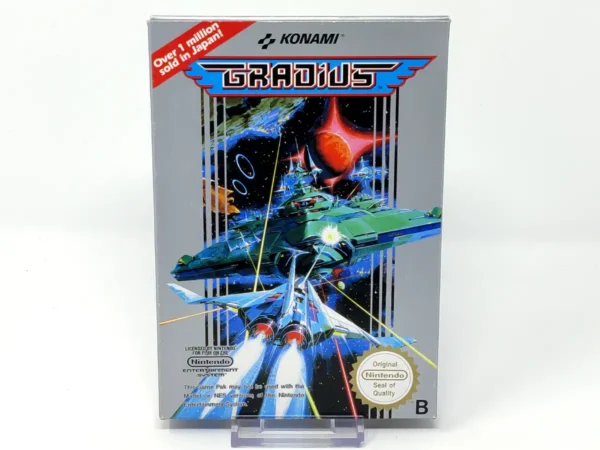Portada de Gradius (EUR) para NES, edición PAL EUR, de segunda mano