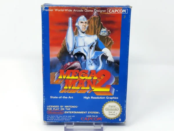 Portada de Mega Man 2 (ESP) para NES, edición PAL España, de segunda mano