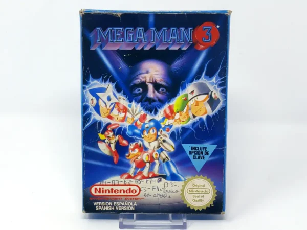 Portada de Mega Man 3 (ESP) (Rebajado) para NES, edición PAL España, de segunda mano