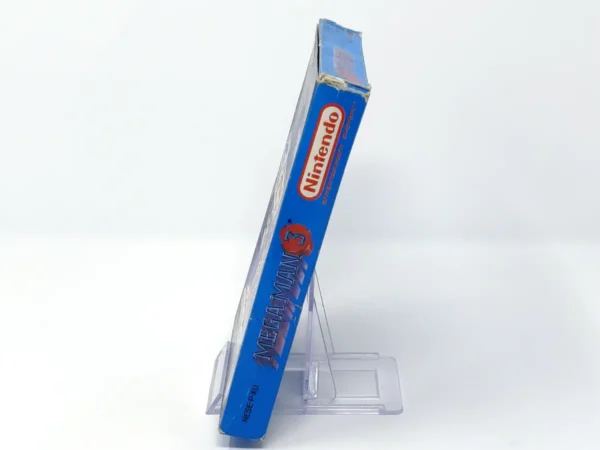 Lateral de la caja de Mega Man 3 (ESP) (Rebajado) para NES