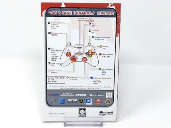 Project Gotham Racing 4 (JAP) (Manual) para XBOX 360, edición NTSC Japón, de segunda mano