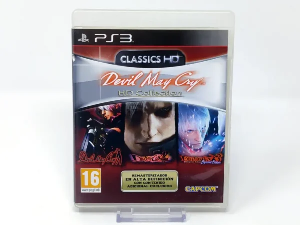 Portada de Devil May Cry: HD Collection (ESP) para PlayStation 3, edición PAL España, de segunda mano