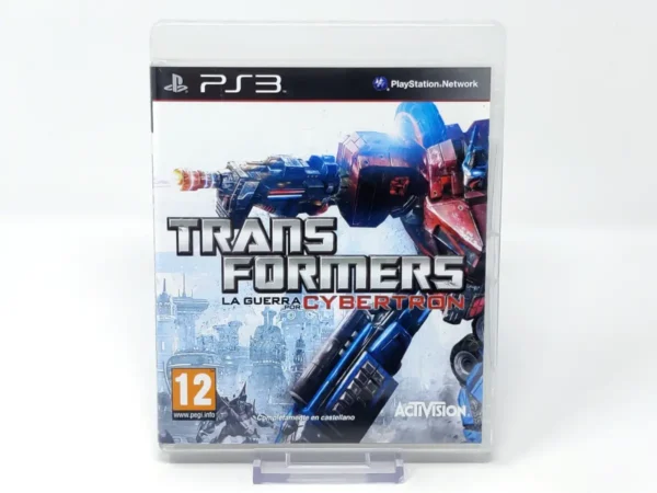 Portada de Transformers: La Guerra por Cybertron (ESP) para PlayStation 3, edición PAL España, de segunda mano
