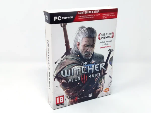 Parte trasera de The Witcher 3: Wild Hunt (Edición Especial) (ESP) para PC, edición PAL España