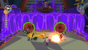 Screenshot de Disney Phineas y Ferb: A Través de la 2ª Dimensión (ESP)