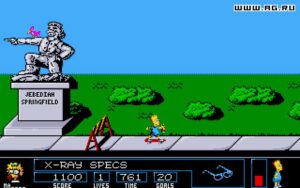 Screenshot de The Simpsons: Bart vs. the Space Mutants (ESP)