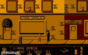 Screenshot de The Simpsons: Bart vs. the Space Mutants (ESP)