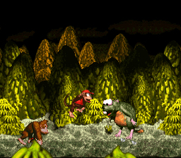 Screenshot de Donkey Kong Country (ESP) (Cartucho)