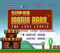 Screenshot de Super Mario All-Stars + Super Mario World (EUR) (Cartucho)