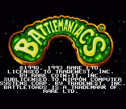 Screenshot de Battletoads in Battlemaniacs (ESP) (Cartucho)